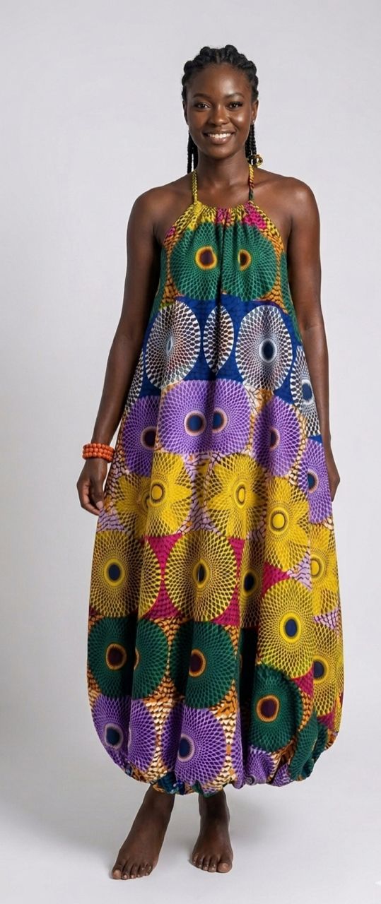 Zora Bubble Maxi Dress